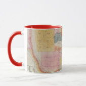 Mug Carte de l'état du Texas | 1835 (Gauche)