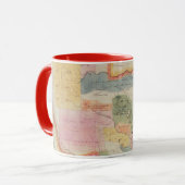 Mug Carte de l'état du Texas | 1835 (Devant gauche)