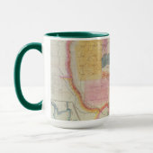 Mug Carte de l'état du Texas | 1835 (Gauche)