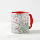 Mug CARTE De l'EUROPE, 12ème siècle (Devant droit)