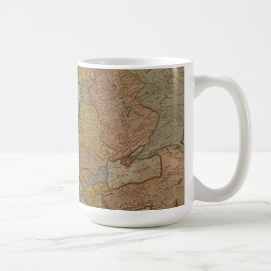 Mug Carte de l'Europe | 1700 (Droite)