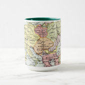 Mug Carte de l'Europe | la troisième croisade (Centre)