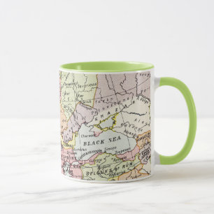 Mug Carte de l'Europe   la troisième croisade