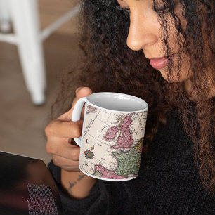 Mug Carte de l'Europe vintage
