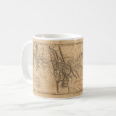 Mug Carte de Lewis et de Clark à travers l'Amérique (Devant gauche)