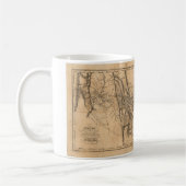 Mug Carte de Lewis et de Clark à travers l'Amérique (Gauche)