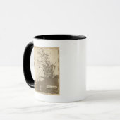 Mug Carte de l'île de Rhode par Arrowsmith (Devant gauche)