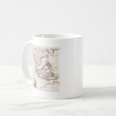 Mug Carte de l'Inde et des Indes est (Devant gauche)
