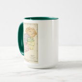 Mug Carte de l'Irlande (Devant gauche)