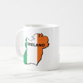 Mug Carte de l'Irlande (Devant gauche)