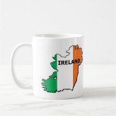Mug Carte de l'Irlande (Gauche)