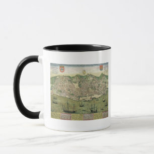Mug Carte de Lisbonne, de "Civitates Orbis Terrarum"