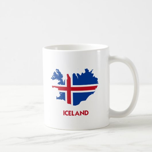 MUG CARTE DE L'ISLANDE (Droite)