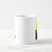 Mug carte de lune de ville de nuit (Centre)