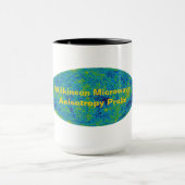 Mug Carte de l'univers de la sonde à micro-ondes WMAP (Centre)