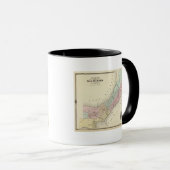 Mug Carte de Madison, Wisconsin (Devant droit)