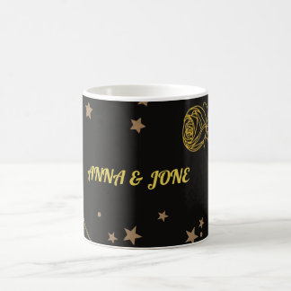 Mug Carte de Mariage Luxe Or