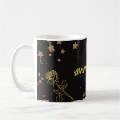 Mug Carte de Mariage Luxe Or (Gauche)