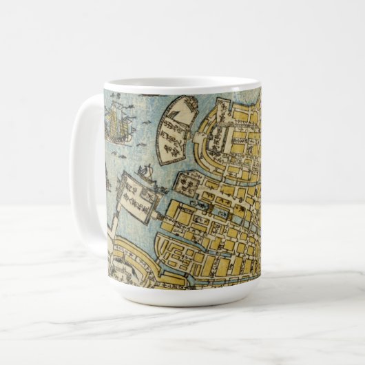 Mug Carte de Nagasaki (Devant gauche)