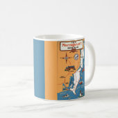 Mug Carte de Narragansett Rhode Island (Devant droit)