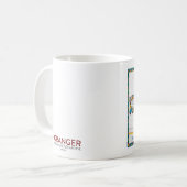 Mug Carte de New Amsterdam, 1661 (Devant gauche)