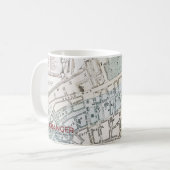 Mug Carte de New York City, 1728 (Devant gauche)