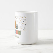 Mug Carte de Noël moderne du milieu du siècle (Centre)
