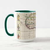 Mug Carte de nova Afrique de l'Afrique | (Gauche)