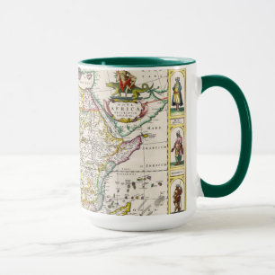 Mug Carte de nova Afrique de l'Afrique  