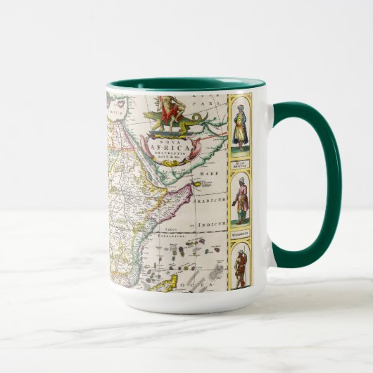 Mug Carte de nova Afrique de l'Afrique | (Droite)