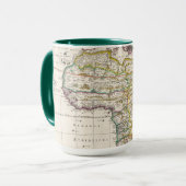Mug Carte de nova Afrique de l'Afrique | (Devant gauche)