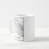 Mug Carte de Palo Alto (Devant gauche)