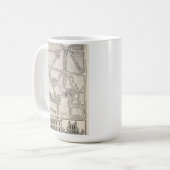Mug Carte de parc de Greenwich (Devant gauche)