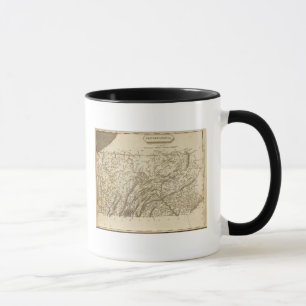 Mug Carte de Pennsylvanie par Arrowsmith