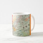 Mug Carte de Philadelphie Pushpin (Devant droit)