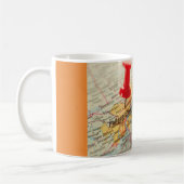Mug Carte de Philadelphie Pushpin (Gauche)