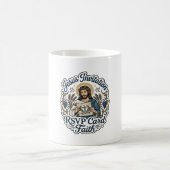 Mug Carte de réponse à l'invitation de Jésus Foi Invit (Centre)