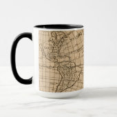 Mug Carte de Robinson Crusoe du monde (Gauche)