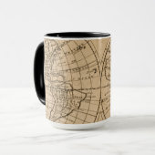 Mug Carte de Robinson Crusoe du monde (Devant gauche)