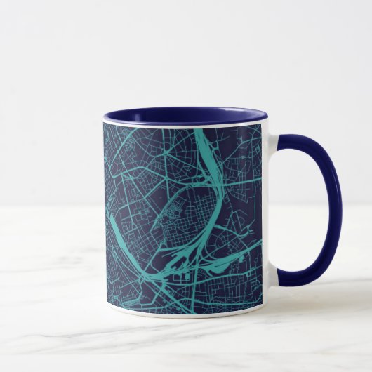 Mug Carte de Rome (Droite)