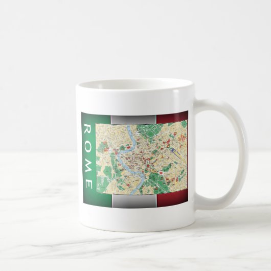 Mug Carte de Rome (Droite)