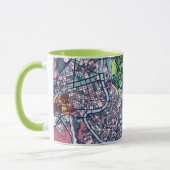 Mug Carte de Rome Italie (Gauche)