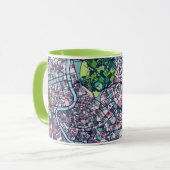 Mug Carte de Rome Italie (Devant gauche)