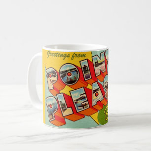 Mug Carte de salutations de Point Pleasant Beach NJ
