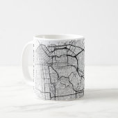 Mug Carte de San Francisco | (Devant gauche)