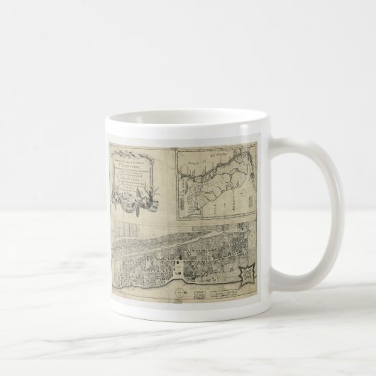 Mug Carte de St Augustine la Floride (1764) (Droite)