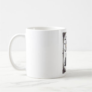 Mug Carte de tarot hantée Lune Art gothique Halloween