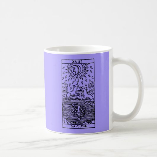 Mug Carte de tarot : La lune (Droite)