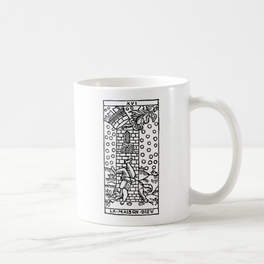 Mug Carte de tarot : La maison de fous (Droite)