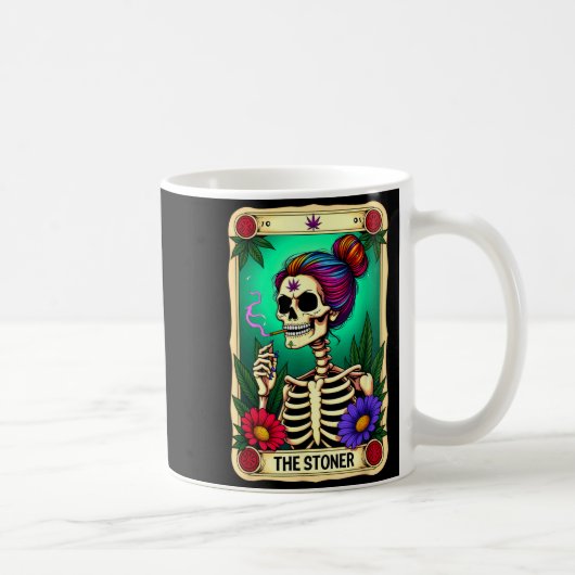 Mug Carte de tarot Le squelette du chignon désordonné (Droite)